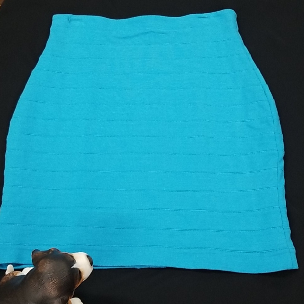 Express Design Studio Auqa blue skirt size 4